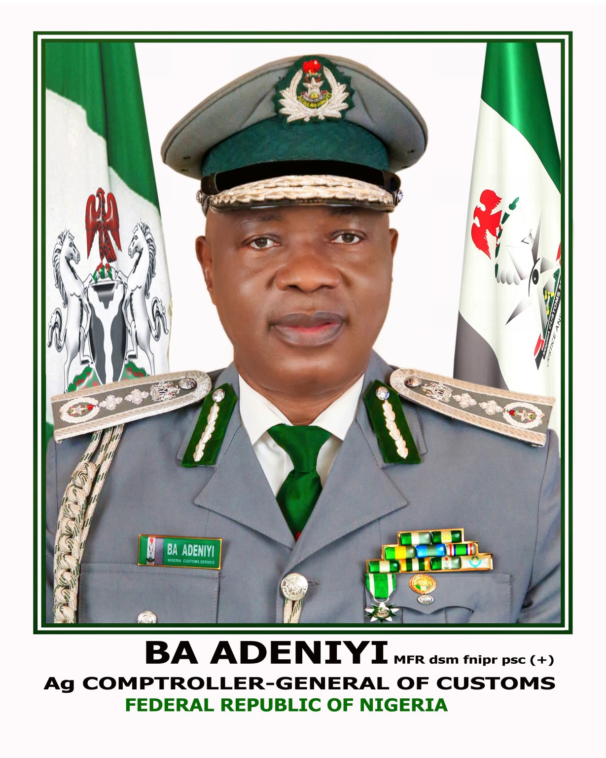 Acting Customs Boss Tour Offices at Nigeria Customs Service 